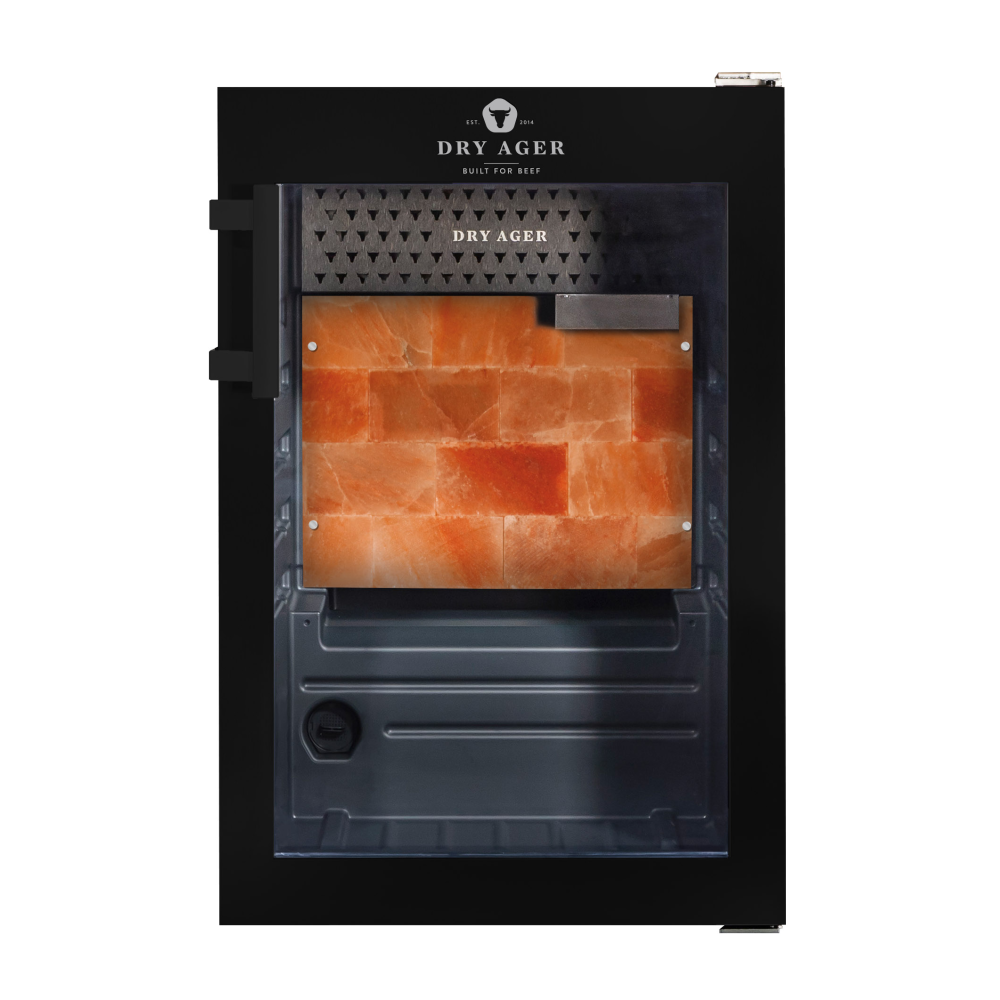 Dry Ager DX 0550 BPS Viande de viande réfrigérateur 20 kg, sel mural, noir