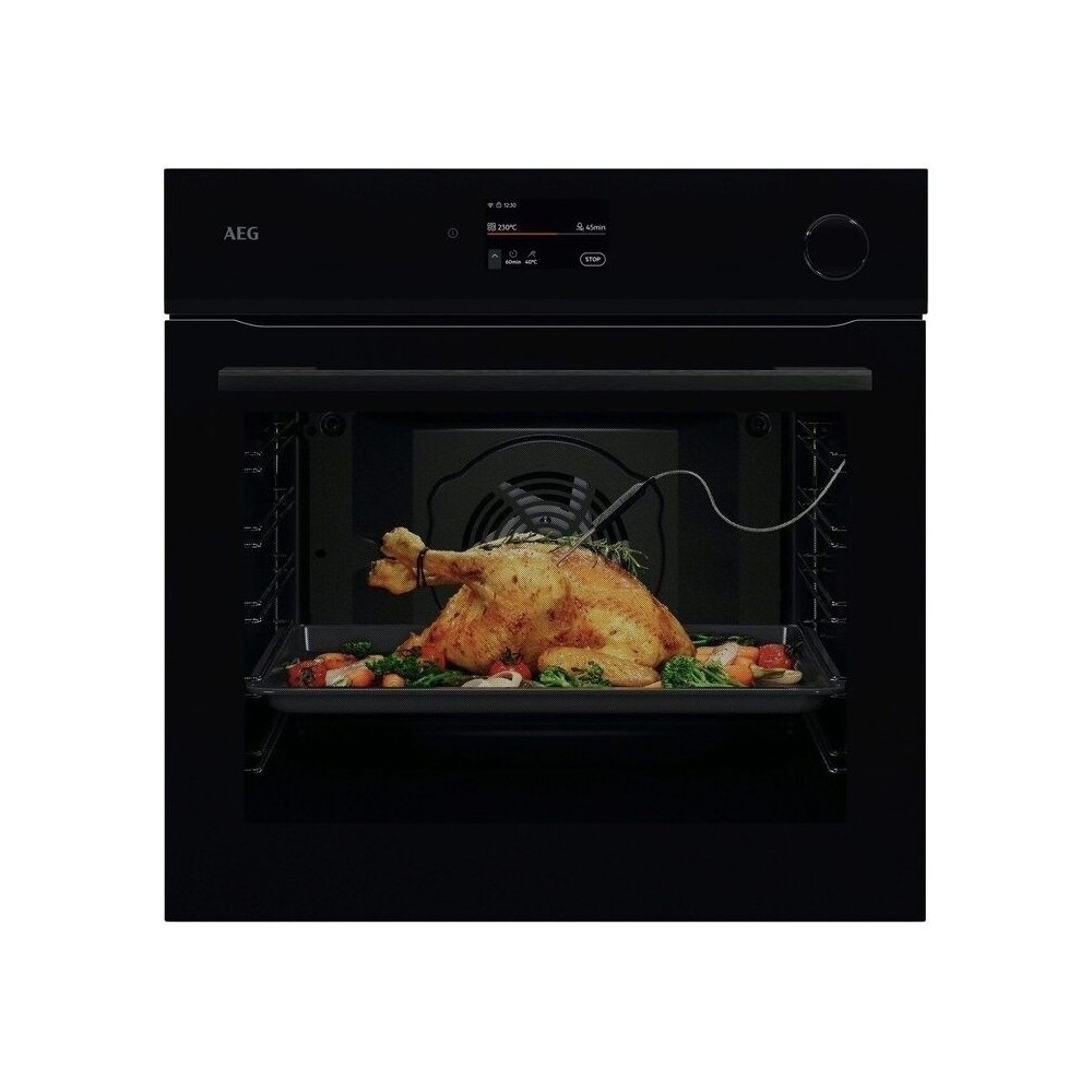 AEG NBR7P731SB серии 7000 SteamCreisp | Паровая и пиролитическая печь | Duegstore