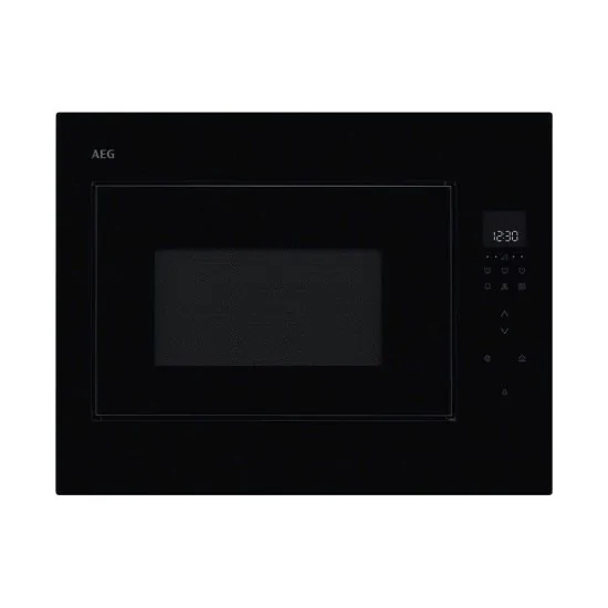 Microwave-with-grill-AEG-Nmb6g261ub-front-black-steel