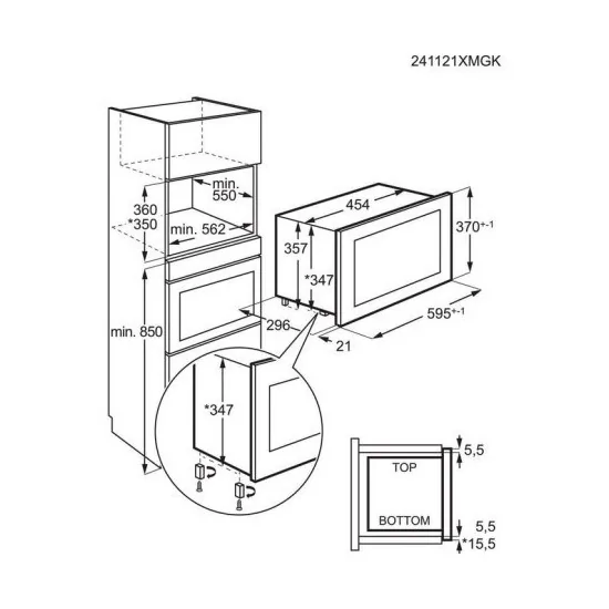 AEG-Nmb6g171sb construido-Mobile-cocina