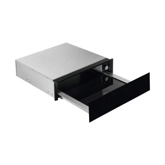Cassetto scaldavivande AEG OD8K11B vetro nero vista frontale