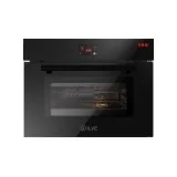 Ilve | Electric pizza oven 400 ° C, 60 cm black tempered glass
