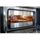 Ilve | 400 ° C electric pizza oven, 60 cm tempered glass