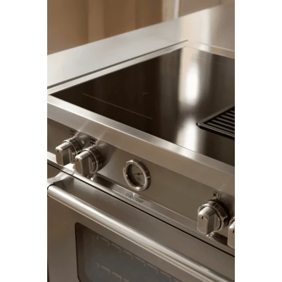 Bertazzoni MASCH94I1E - Cuisine 90cm Induction 4 zones + capuche intégrée + friture d'air |MISUMI