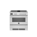Bertazzoni PROCH94I1 Professional Cucina 90cm con Induzione è Cappa Integrata : Colore - s.steel SS