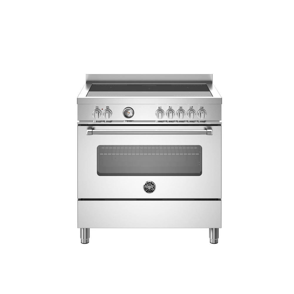 Découvrez la cuisine 90 cm avec plaque à induction et four électrique de Bertazzoni