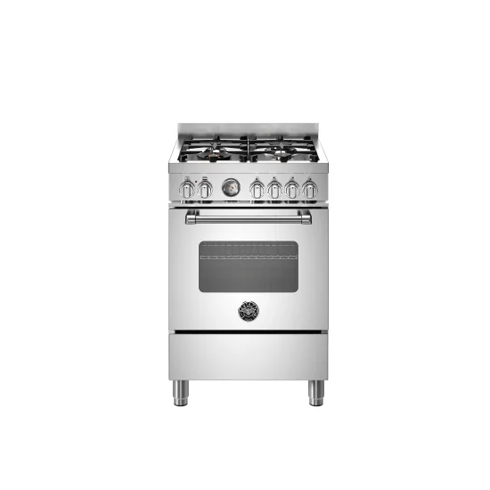 Bertazzoni MAS64L1EXT2 Master 60cm | 4 Gasbrenner & 69l Elektroofen