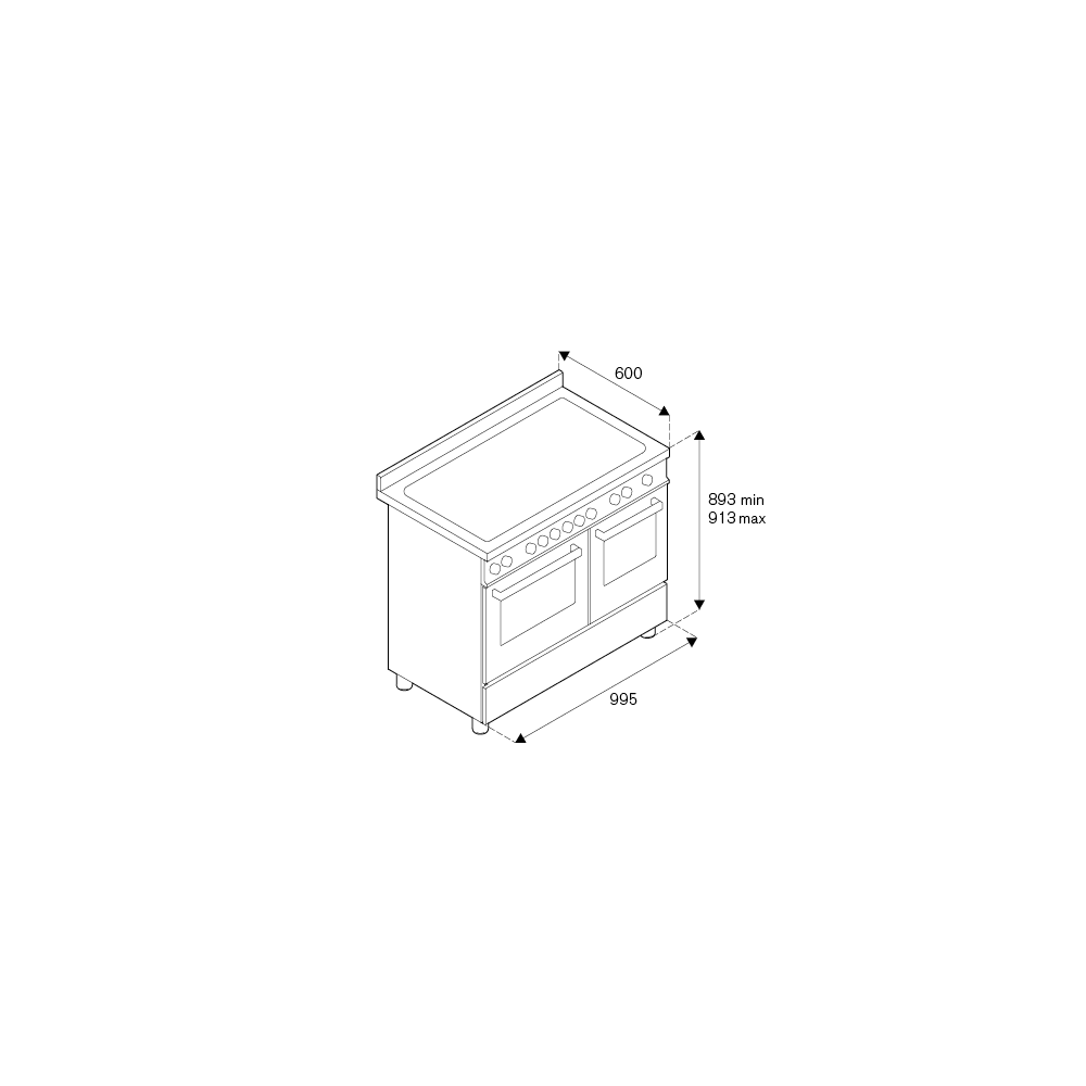 Bertazzoni Her106l2 100см Мэтт Черный