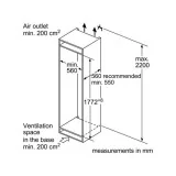 bosch Frigorifero monoporta Porta con cerniera piatta,kir81af30