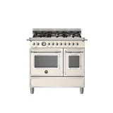 Bertazzoni HER96L2ENET2 | Cucina Heritage 90cm con 6 Fuochi Gas e Doppio Forno Elettrico