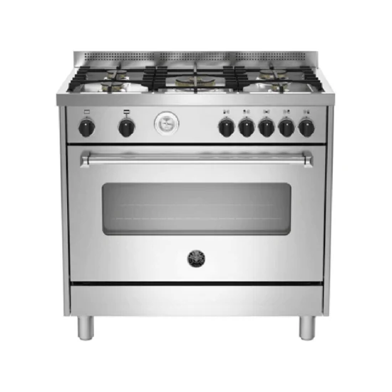 Bertazzoni Professional Kitchen 90 cm, 5 Edelstahlbrenner