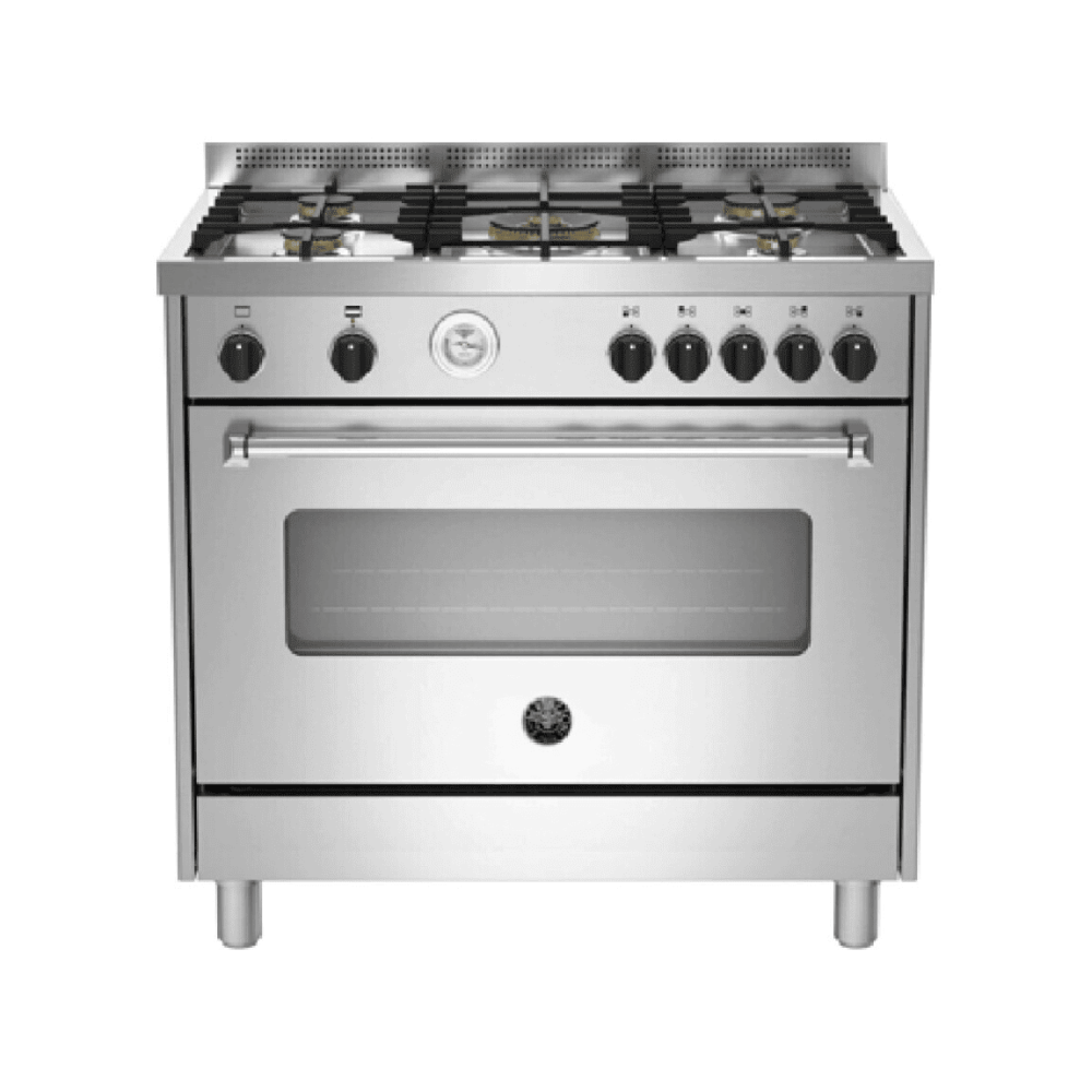 Bertazzoni Professional Kitchen 90 cm, 5 Edelstahlbrenner