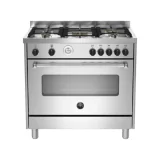Cocina Bertazzoni Profesional 90cm 5 quemadores de acero inoxidable