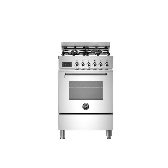 Descubra la cocina de la serie profesional Bertazzoni: 6 Colores, 4 Quemadores y horno eléctrico.