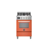 Découvrez la cuisine Bertazzoni Série Professionnelle : 6 couleurs, 4 feux et four électrique.