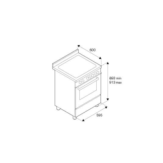 Découvrez la cuisine Bertazzoni Série Professionnelle : 6 couleurs, 4 feux et four électrique.