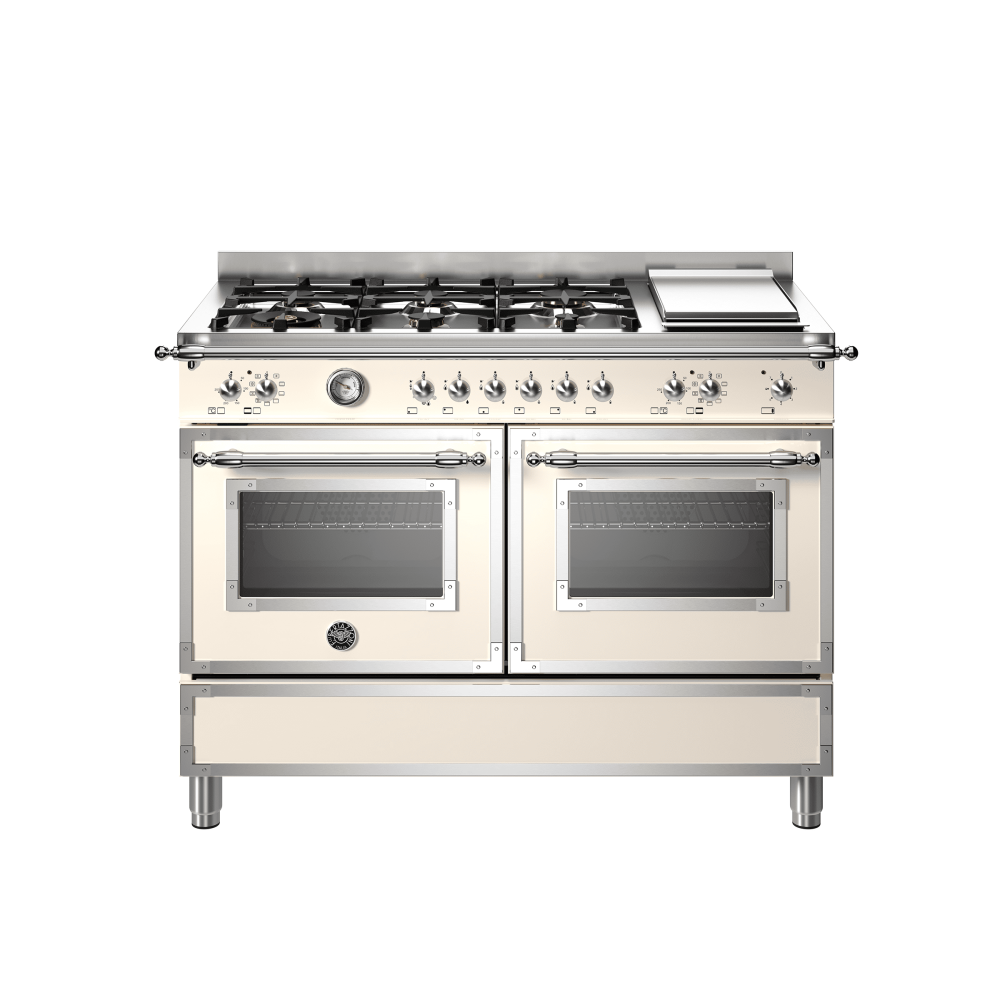 120cm Bertazzoni Professional Kitchen with 6 Burners, Teppayaki Plate and Double Electric Oven
