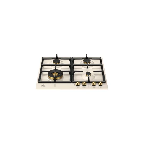 Bertazzoni Heritage P604LHERAG | 60cm Kochfeld Elfenbein & Gold