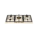 Bertazzoni P905CHERAG 90cm Gaskochfeld Elfenbein & Gold