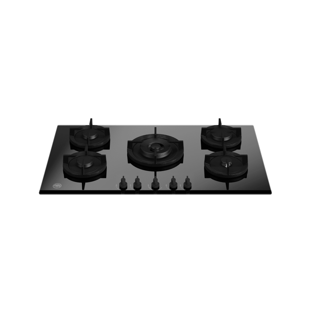 Bertazzoni P905CMODGNE | Placa de Gas 90cm Vidrio Negro Wok 5kW