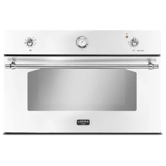 Forno Lofra 90cm FRBP99EE Chrome, 10 Programmi, Bianco Perla