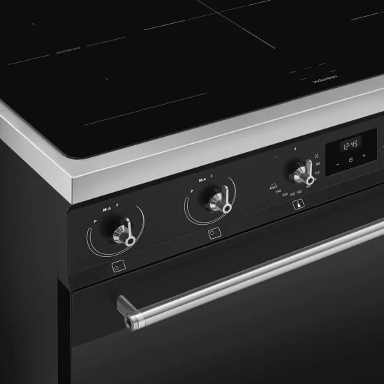 Smeg C9IMMB2 Cucina Induzione 90x60cm Nero Opaco Classe A