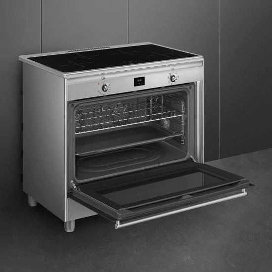 Smeg CG90CIXT Cucina Induzione 90cm Concerto Inox Classe A