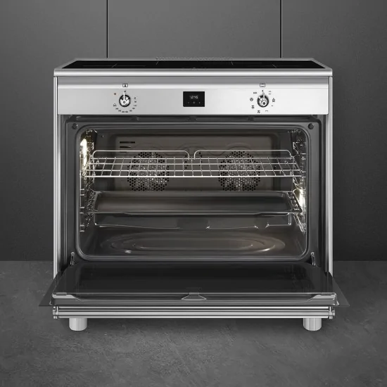 Smeg CG90CIXT Cucina Induzione 90cm Concerto Inox Classe A