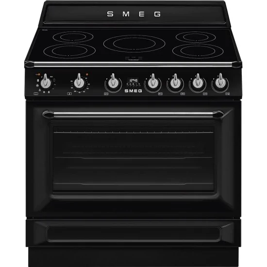 SMEG KITCHING TR90IPBL VICTORIA 90x60 cm Inducción Negro A +