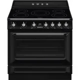 SMEG KÜCHE TR90IPBL VICTORIA 90x60 cm Induktion schwarz A +