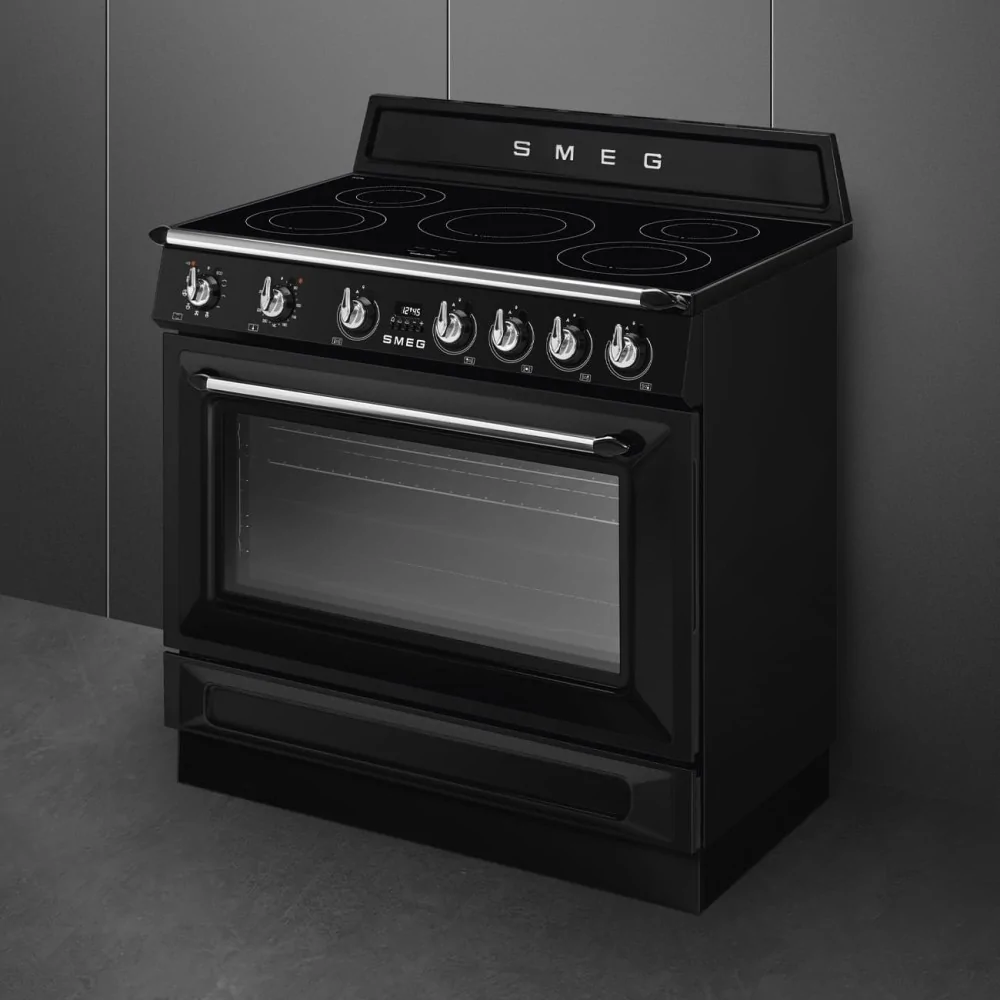 Smeg TR90IPBL Cucina Victoria 90cm Induzione Nero Pirolitico