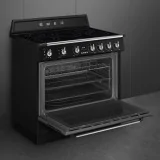 SMEG TR90IPBL Cuisine Victoria 90cm Pirololhic Black Induction