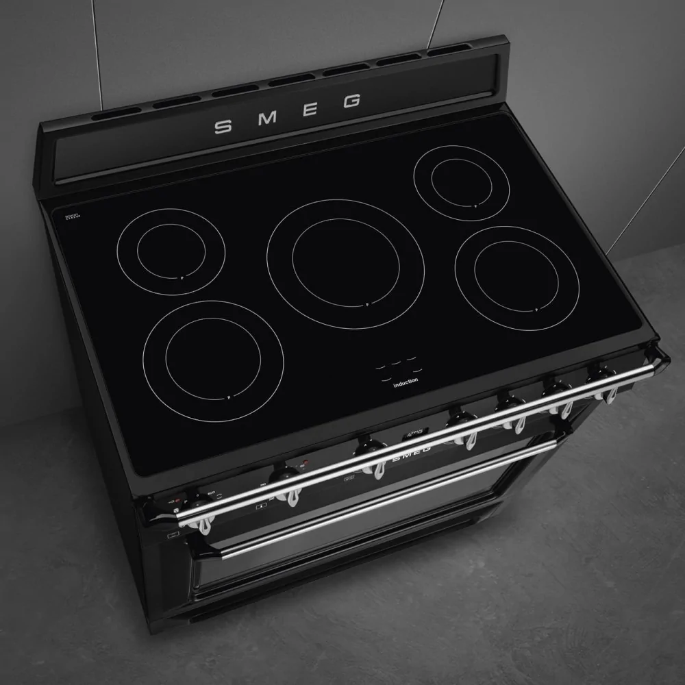 Smeg TR90IPBL Cucina Victoria 90cm Induzione Nero Pirolitico