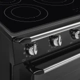 SMEG TR90IPBL Küche Victoria 90cm Pirololithische schwarze Induktion