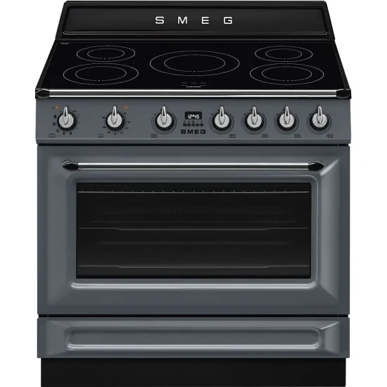 Cucina Smeg TR90IPGR Victoria 90x60 cm Induzione Slate Grey