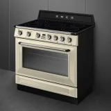 SMEG TR90IPP CUISINE VICTORIA 90CM INDUCTION PYLOOLITHIC CREME