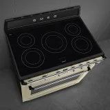 SMEG TR90IPP Kochen Victoria 90cm Induktion Pyroelithische Creme