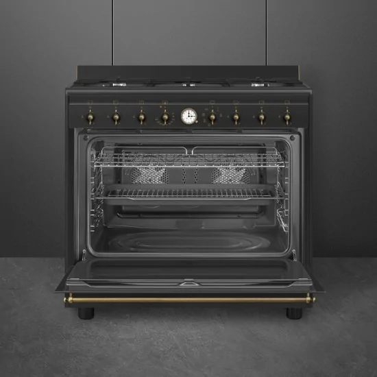Smeg CO90GMAN2 Cucina Coloniale 90cm Antracite Gas Classe A