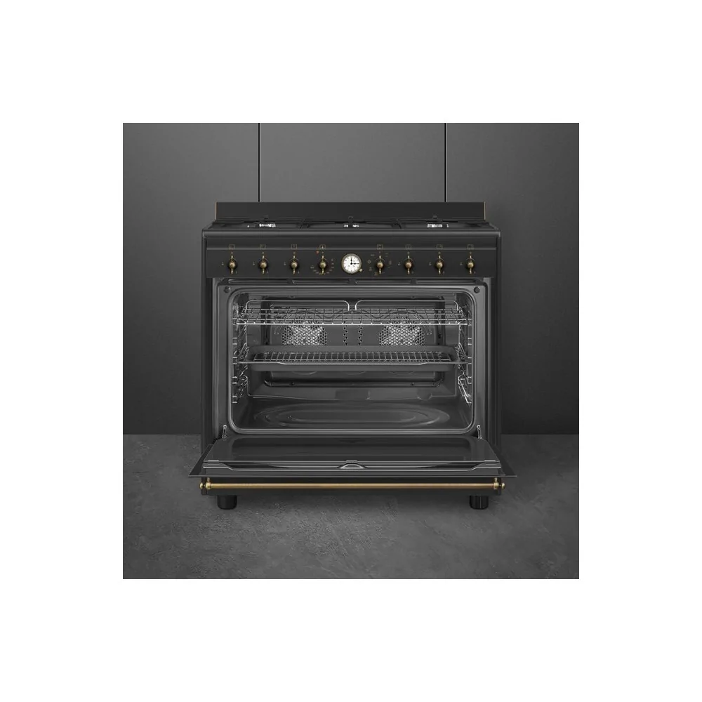 SMEG CO90GMAN2殖民厨房90厘米无烟煤级A