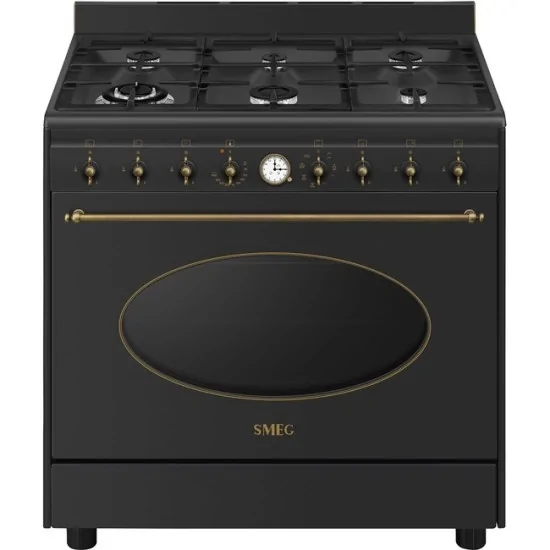 SMEG COOKE COOCE CO90GMAN2 Colonial 90x60 cm Anthrazitklasse A
