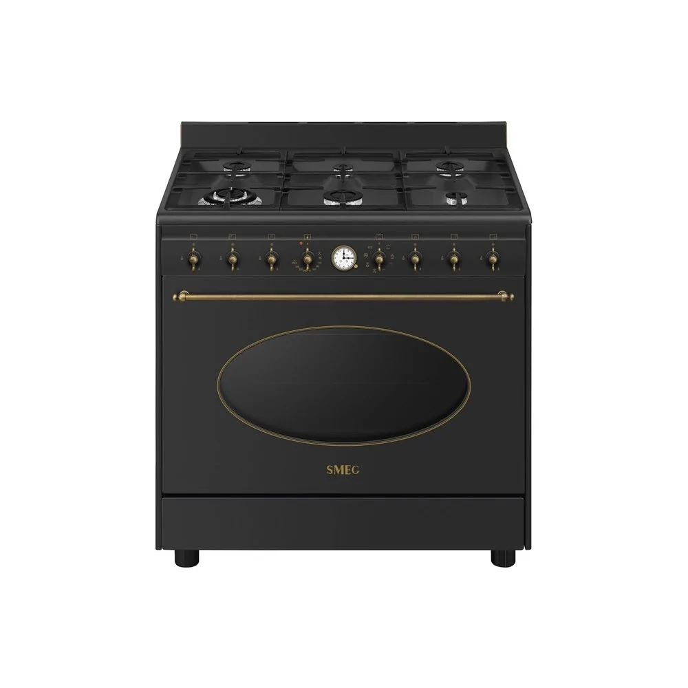 Cucina Smeg CO90GMAN2 Coloniale 90x60 cm Antracite Classe A