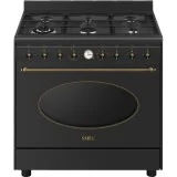 SMEG COOKE COOKE CO90GMAN2 Colonial 90x60 cm Anthracite Class A