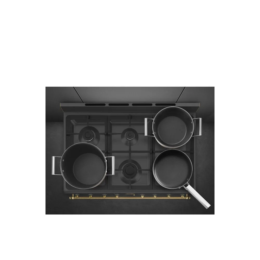 Smeg CO90GMAN2 Cucina Coloniale 90cm Antracite Gas Classe A
