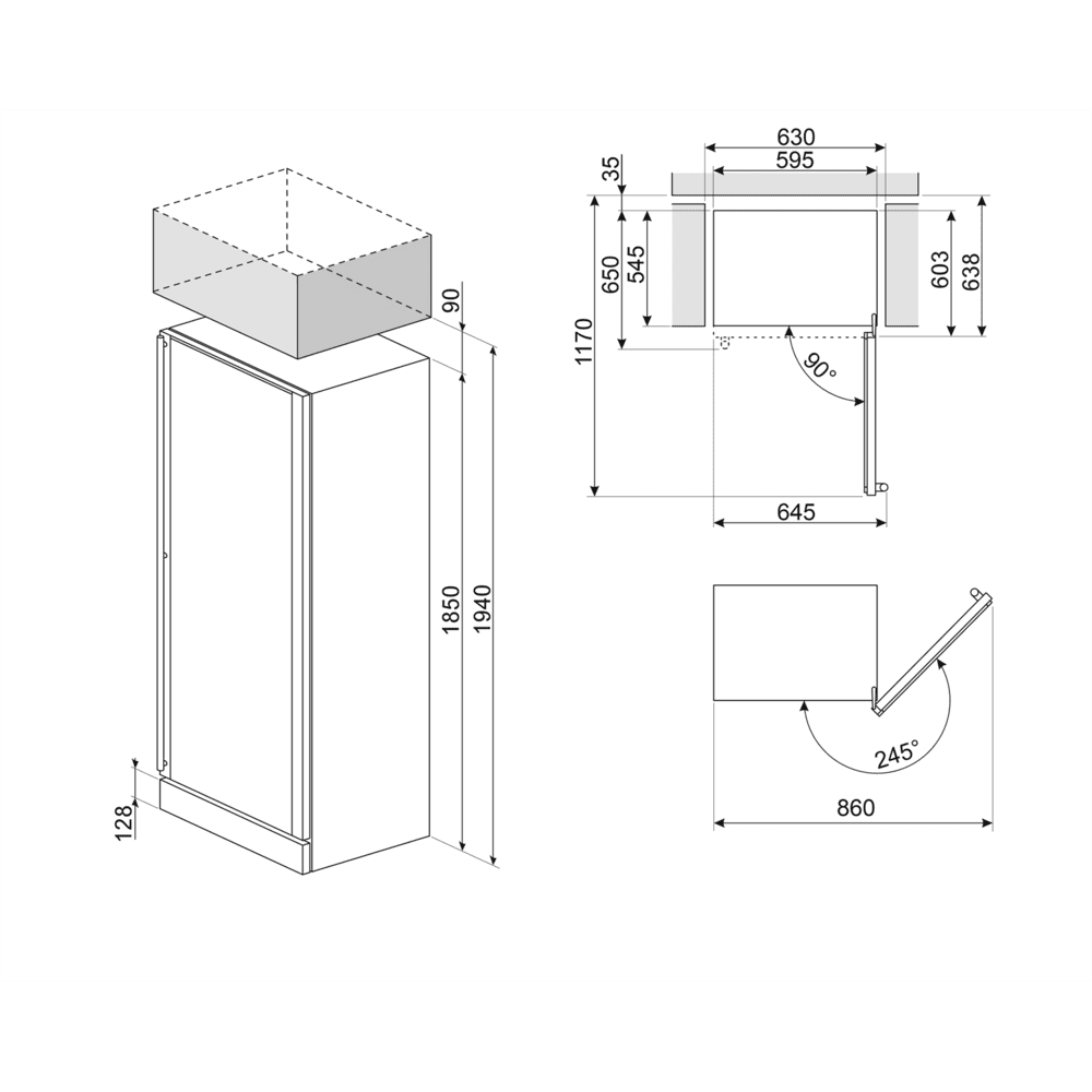 SMEG SCV115G вина вин 2 зона 197 бутылки INOX