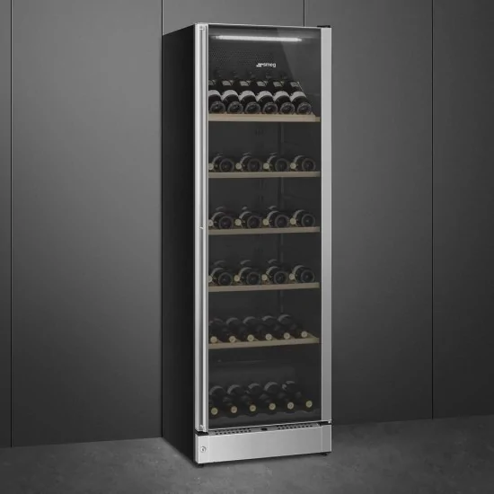SMEG SCV115G VINOS VINOS VINOS 2 ZONA 197 INOX BOTELLAS