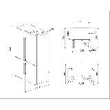 Smeg fq60xe refrigerator 4 doors stainless steel look 91cm class e