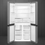 SMEG FQI48XE Refrigerador 4 puertas de acero inoxidable Look 80cm Clase E