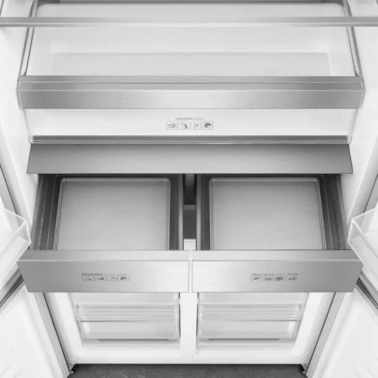 SMEG FQI60KD Холодильник 4 Двери Темная Нержавеющая Сталь 91см Класс E