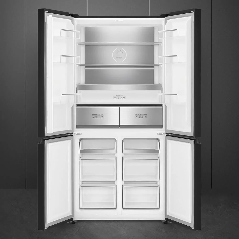 SMEG FQI60KD Холодильник 4 Двери Темная Нержавеющая Сталь 91см Класс E