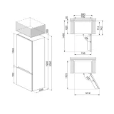 Комбинированный SMEG Roidegrator FC48MDNE Total No Frost - серебро